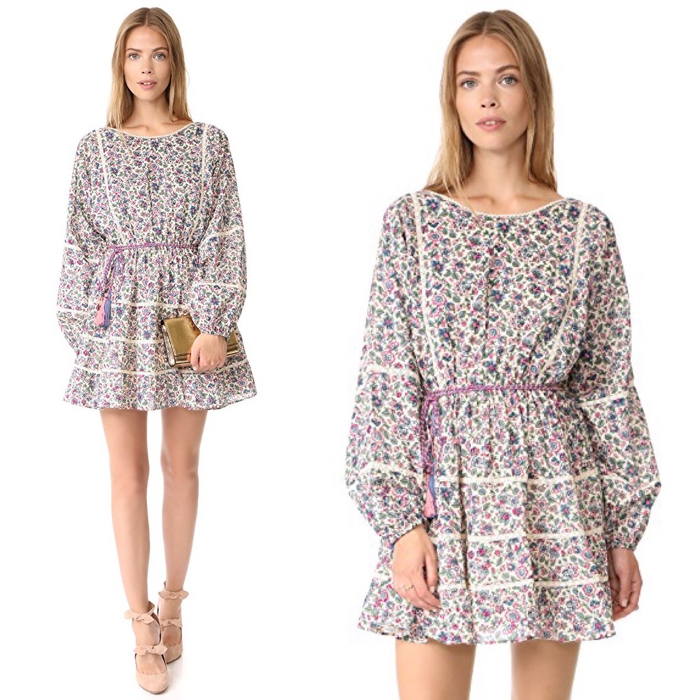 Loveshackfancy Noelle Cotton Mini Floral Popover
Dress Medium